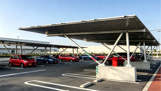 Aluminum Waterproof IV Type Solar Carport Mounting