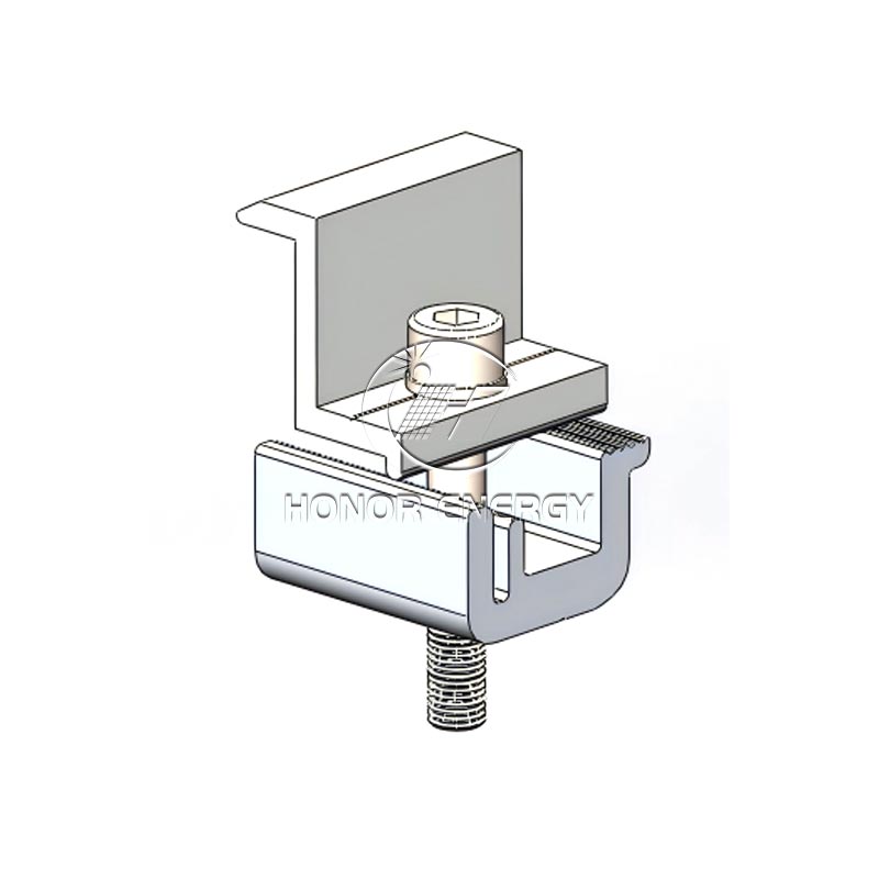 ไม่มีแคลมป์ปลายสว่านพลังงานแสงอาทิตย์